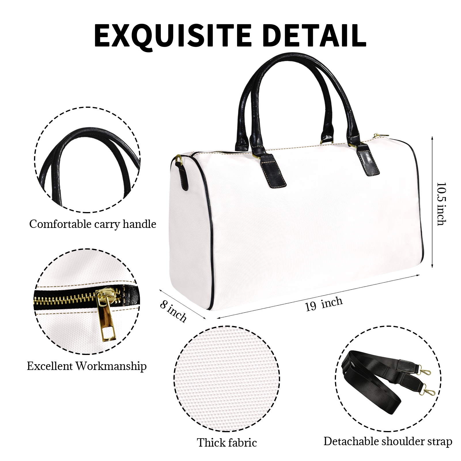 Manufacturer size and product reference for Travel Bag