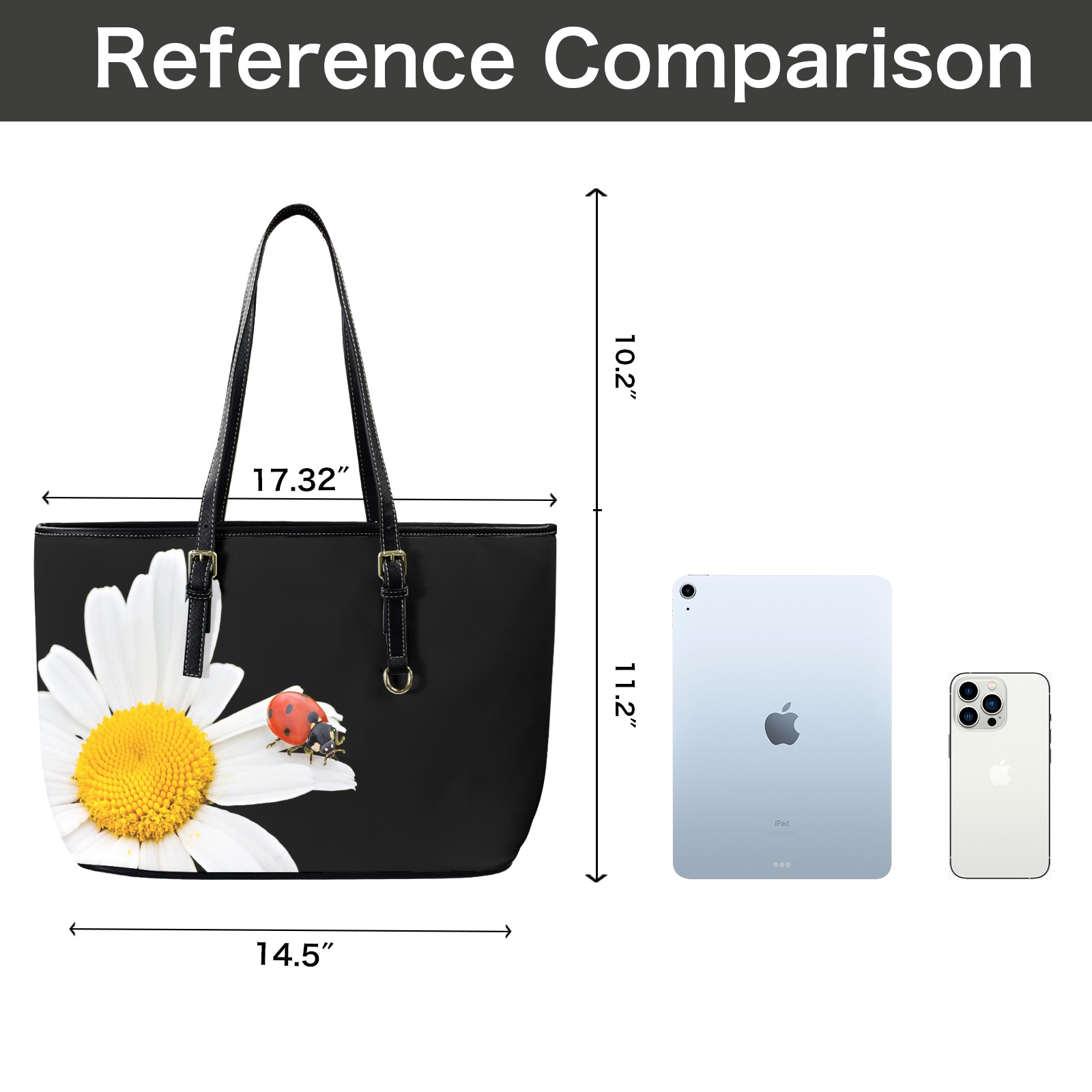 Manufacturer size and product reference for Large Tote